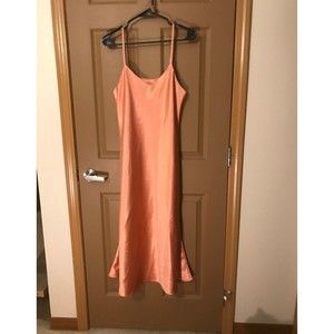 Champing gold satin slip dress